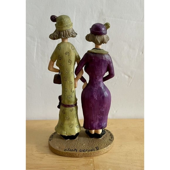 Sandy Gervais If We Live to be a Hundred and Three Best Friends Resin Figurine - Picture 3 of 4